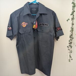 NWT Hard Rock Cafe Garage Workshirt New York Men's S